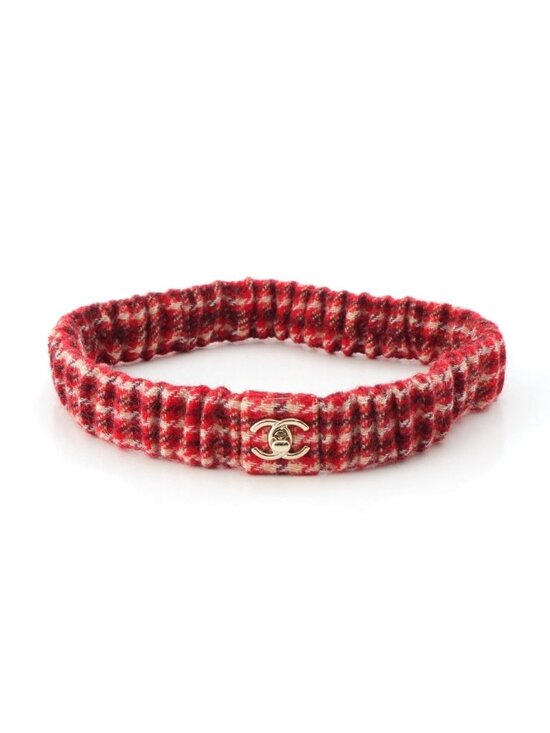 Chanel Tweed Turnlock CC Logo Belt main image 5